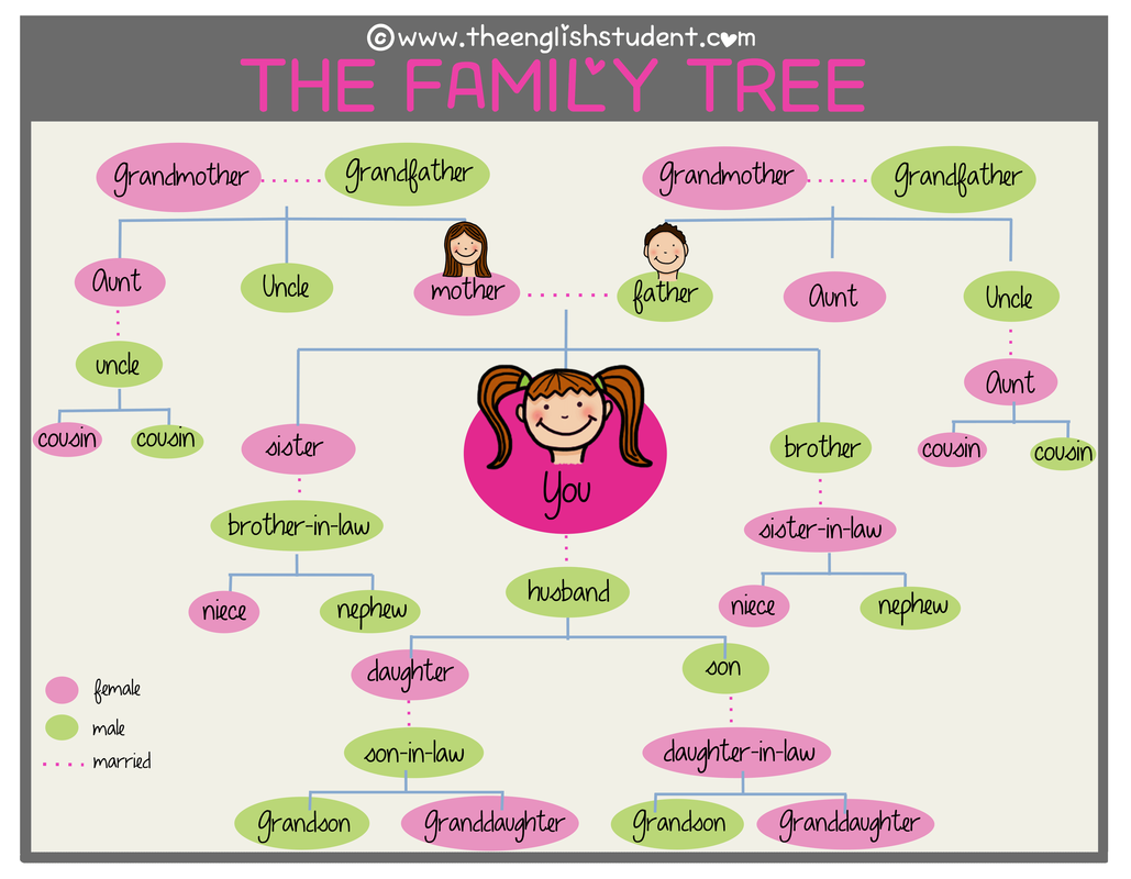 اسماء العائلة بالانجليزية- كل افراد العائلة اعرفهم باللغة الانجليزية 517 1