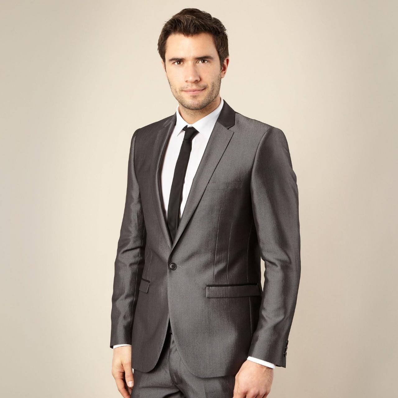 بدل رجالي Slim Fit - اشيك و ارقى بدل Slim Fit 5951 5