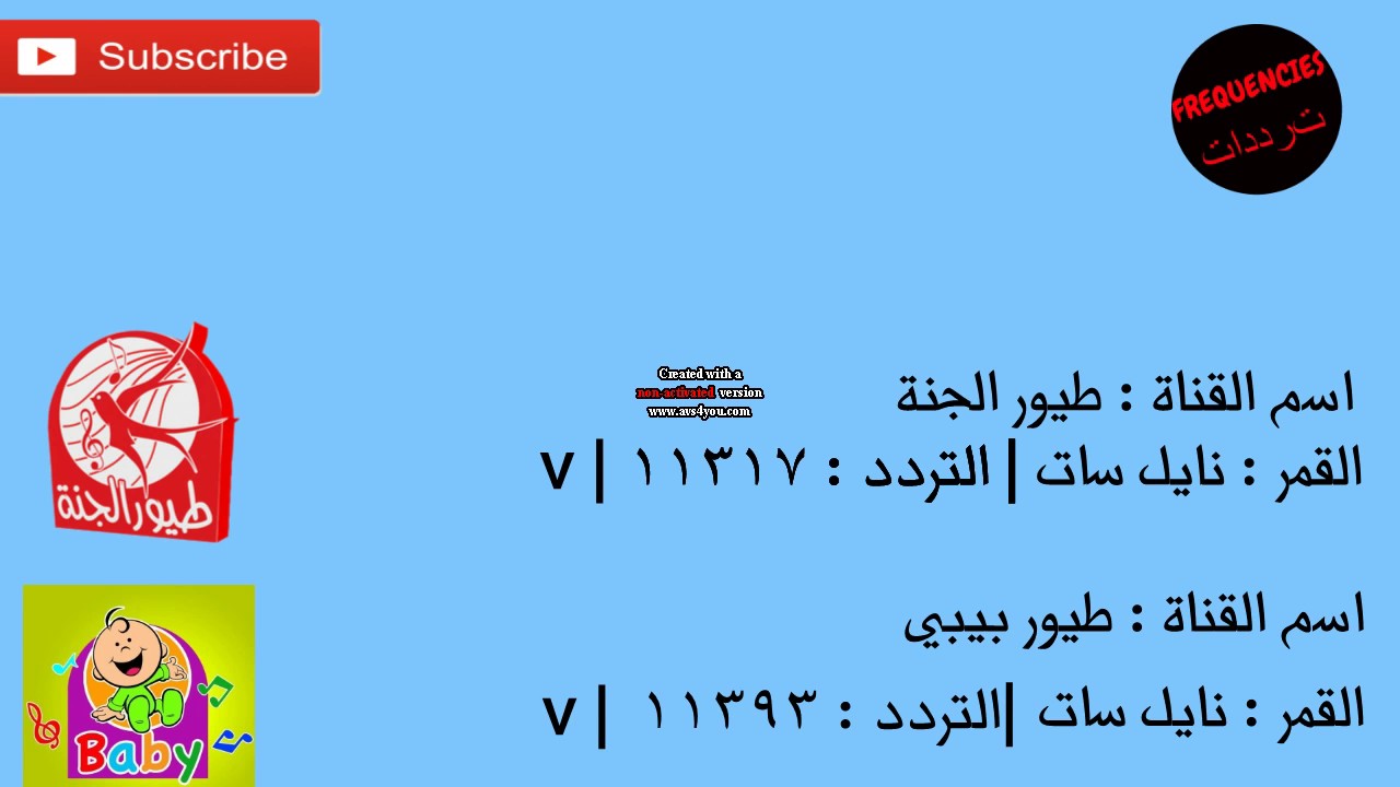 تردد طيور الجنة- قناة اطفال في كل بيت اكيد 306 2