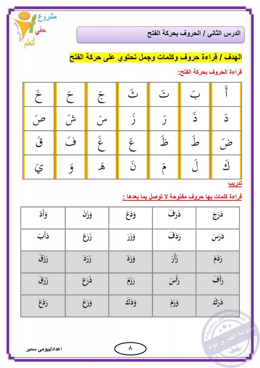 كلمات من ثلاث حروف بالحركات - هي اهم لغة 2547 1