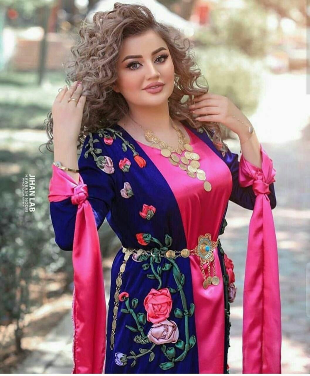 لباس كردي زنانة ، أجمل لباس تركي روعة 909 2