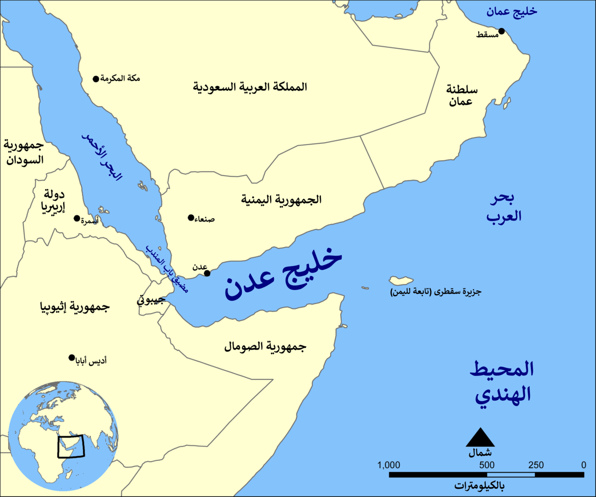 خريطة مدن اليمن، مدن اليمن بالتفصيل 1864 3