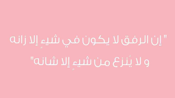 عبارات عن الرفق - لا بد ان يجد في كل شخص 3977 3