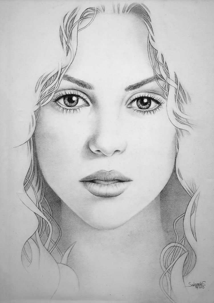 رسومات وجه بنات , صور تعلم رسم الوجه بسهولة